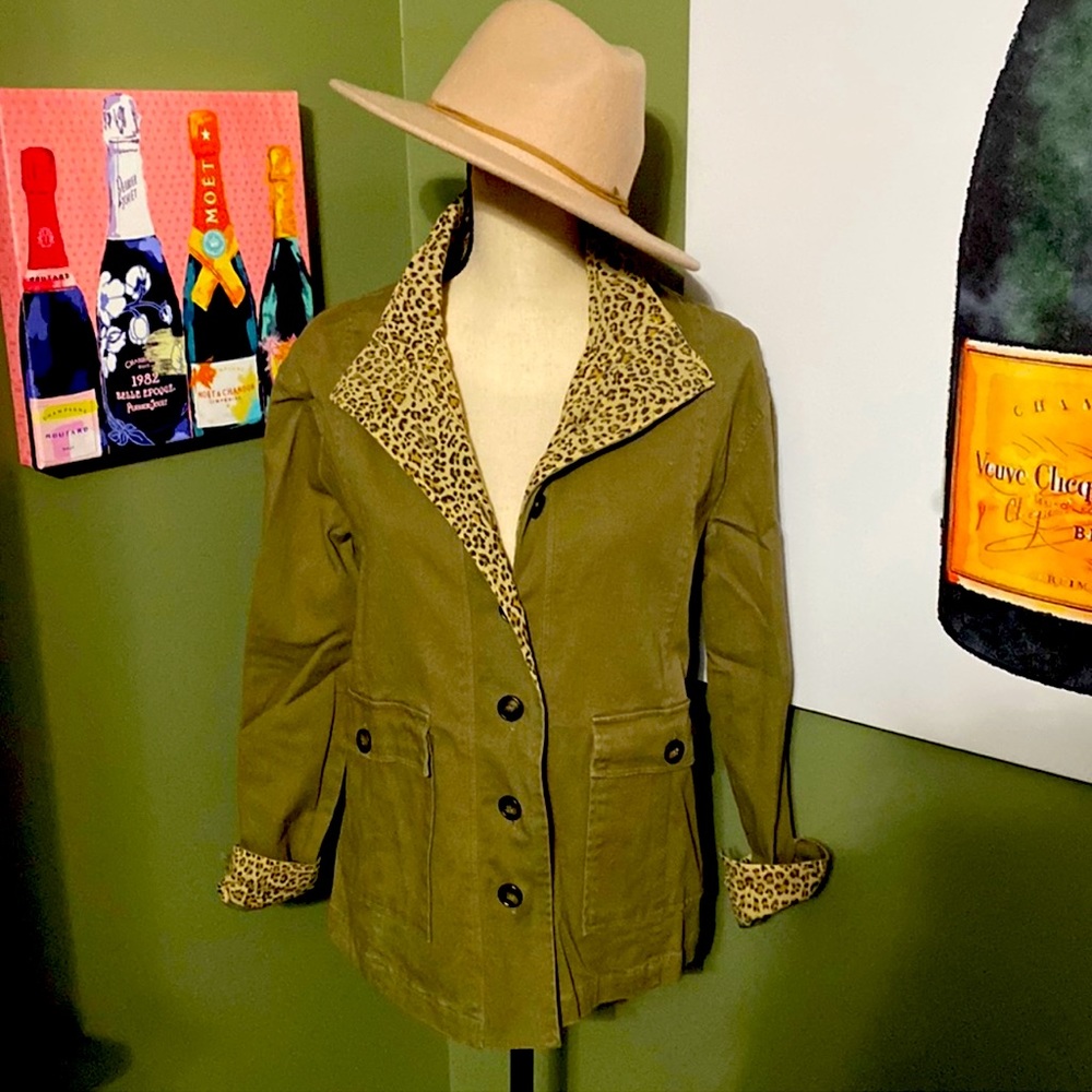 New with tags Peyton Jensen utility jacket in size medium